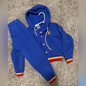 Vintage cozy toddler Jog Togs sweatsuit